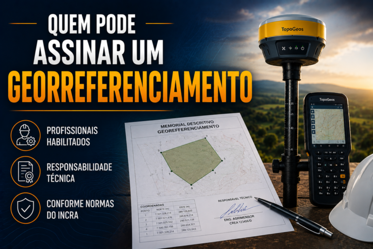 Quem Pode Assinar um Georreferenciamento