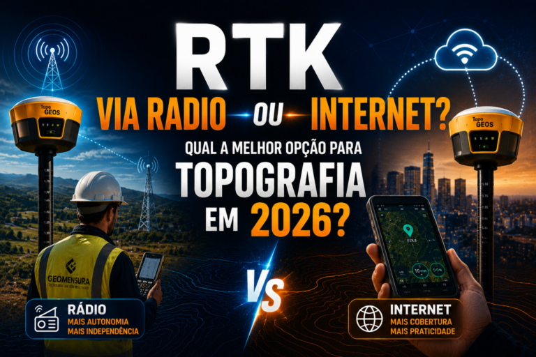 RTK via Rádio ou Internet