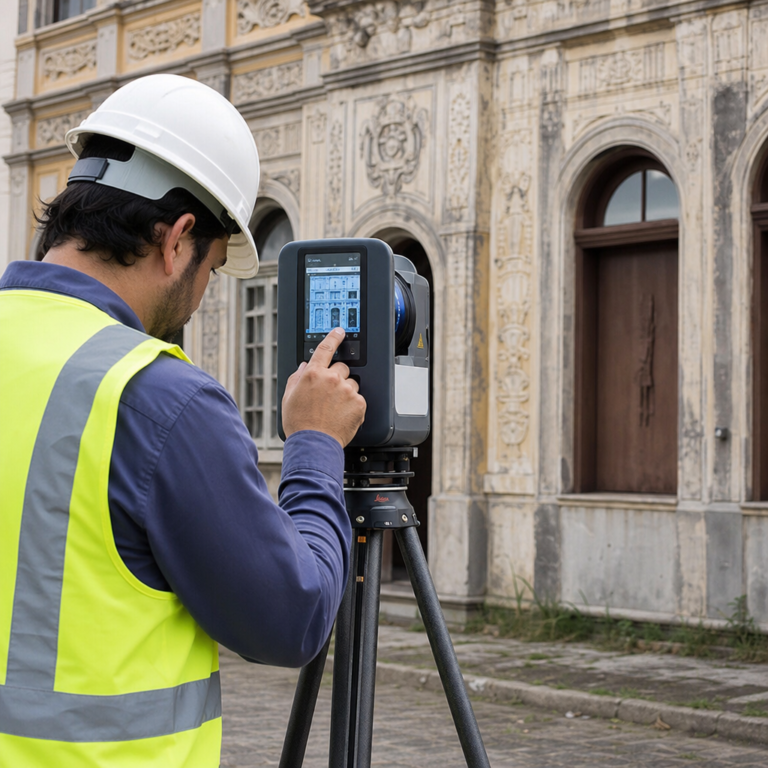 Como Medir Fachadas com Laser Scanner
