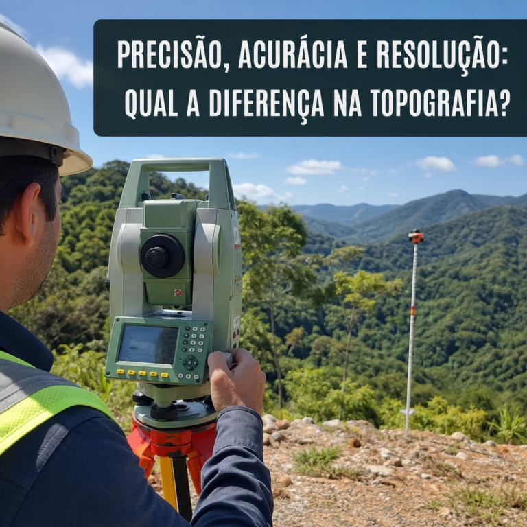 Precisão, Acurácia e Resolução: Qual a Diferença na Topografia?