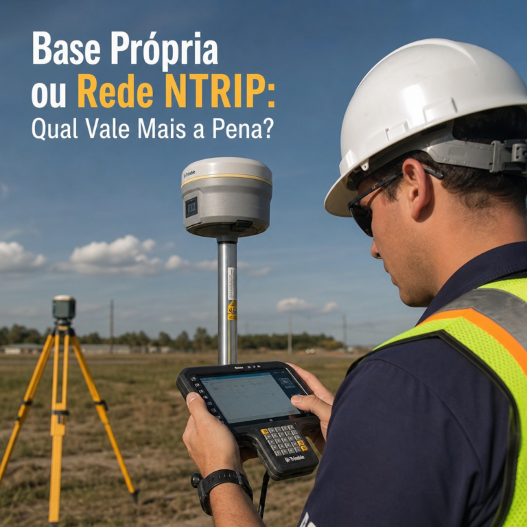 Base Própria ou Rede NTRIP: Qual Vale Mais a Pena?
