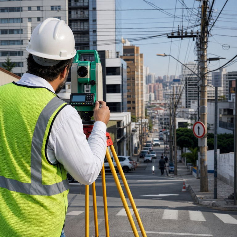 Levantamento Topográfico em Áreas Urbanas: Principais Desafios