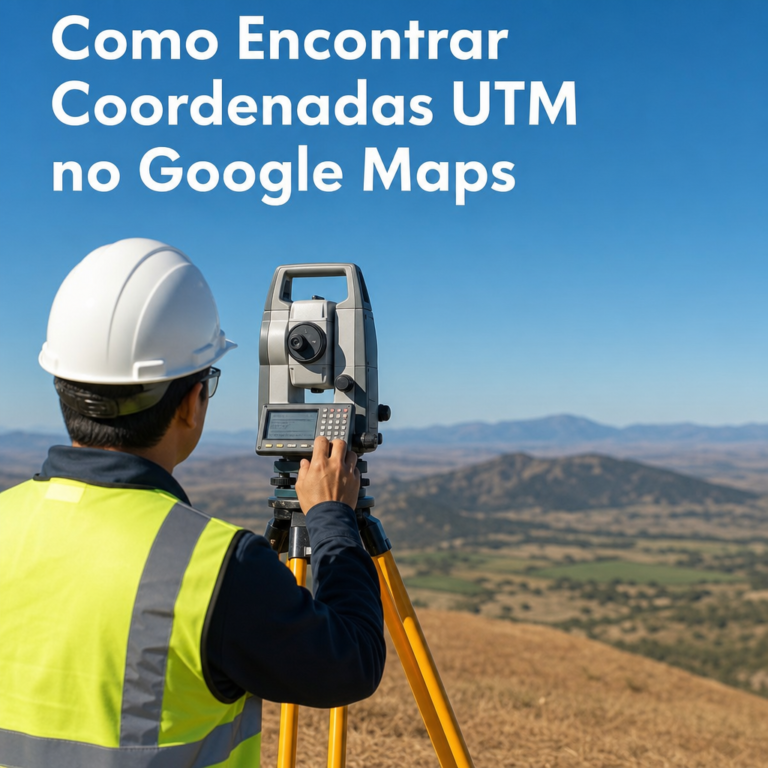 Como Encontrar Coordenadas UTM no Google Maps