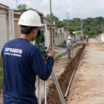Topografia Aplicada ao Saneamento: Do Cadastro à Locação da Rede