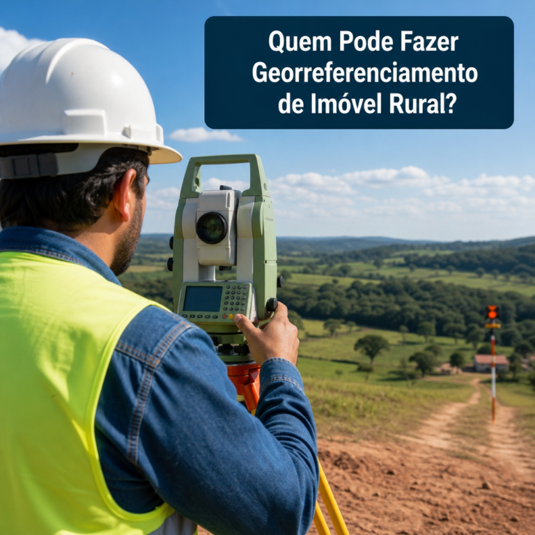 Quem Pode Fazer Georreferenciamento de Imóvel Rural?
