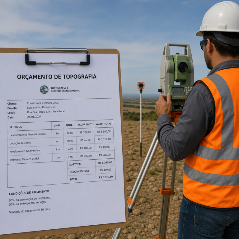 Como Fazer um Orçamento de Topografia