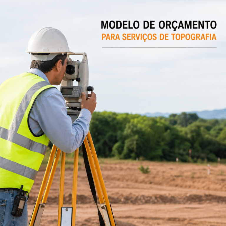 Modelo de Orçamento para Serviços de Topografia